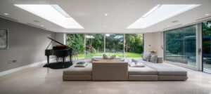 Schueco floor to ceiling sliding door